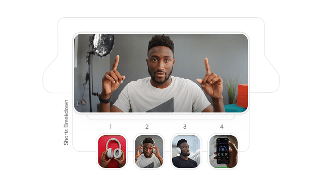 Long-to-Short Video Conversion Icon